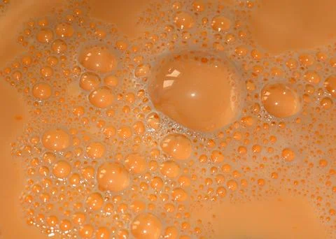 The texture of a foamed liquid Stock Photos