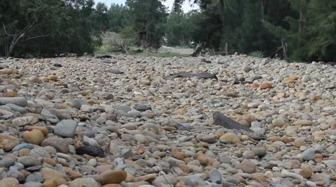 Texture footage of Rounded Rocks and Pebbles Stockbeeldmateriaal 55822413