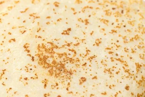 Texture of fried pancake close-up, macro photo Stock Photos