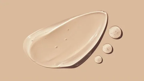 Texture gel serum on beige background Stock Footage 234992936