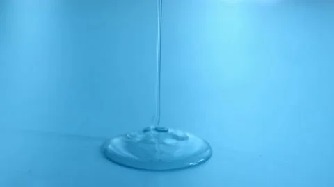 Texture gel serum on blue background Stock Footage 196533687