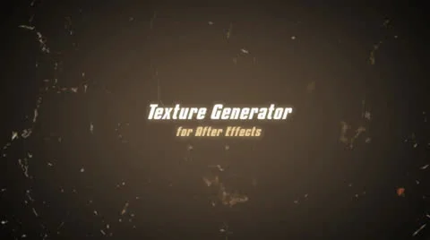 Texture Generator Stock After Effects