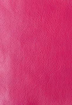 Texture of genuine leather, artificial leatherette pink background Stock Photos