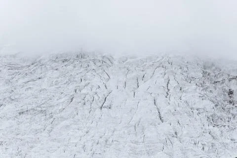 Texture of the glacier surface Stock Photos