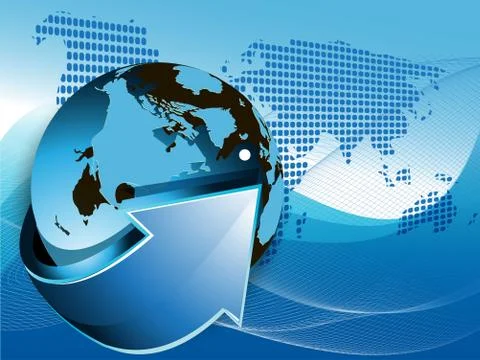 Texture Globe Stock Illustration