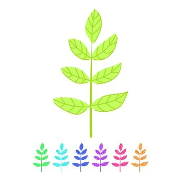 Texture gold leaves vector cartoon graphic Stock Illustration