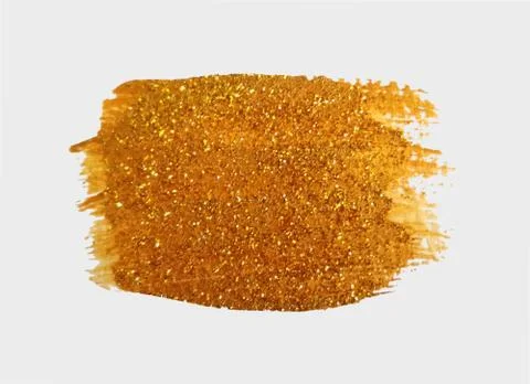 Texture golden brush Stock Illustration
