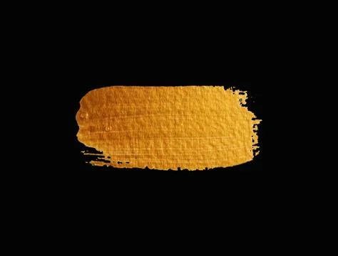 Texture golden brush Stock Illustration