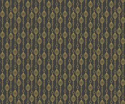 Texture golden pattern art deco. Simple gold ornament background Stock Illustration