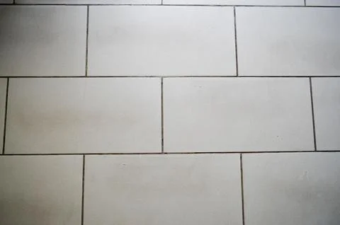 Texture of gray-brown ceramic large tiles in the form of bricks, boards with  Stock Photos