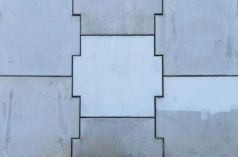 Texture in gray colors of a retaining wall of a road bridge 库存照片