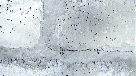 The texture of a gray concrete wall of large blocks Stock Footage 124845633