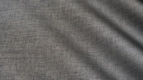 Texture of Gray Cotton Fabric, Waves, Background, Unique Design, Exclusive Stock Footage 302181202