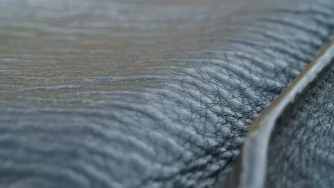 Texture - gray crinkled leather Stock Footage 137747101