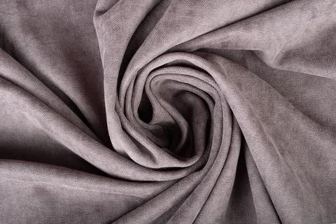 Texture of gray fabric , abstract sheet on the bed background Stock Photos