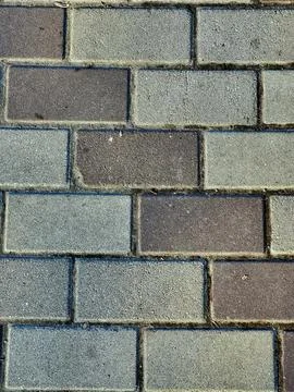 Texture of gray paving slabs close-up Stock Photos