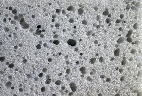 The texture of the gray sponge is detailed macro Stock Photos