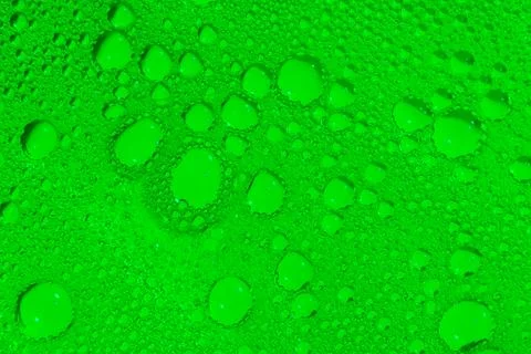 Texture of green soap bubbles as a background Stock Photos