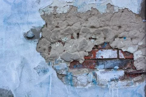 Texture of grey cement plaster Foto stock