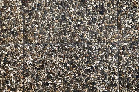 Texture of grey stone surface as background, top view 스톡 사진