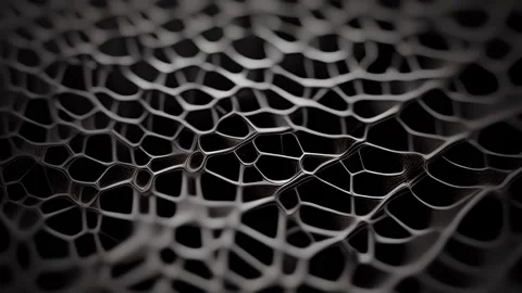 Texture of gridpatterned plastic This plastic has a gridlike pattern stamped Stock Footage 253930951