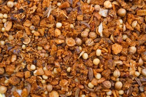 Texture of ground spices Stock Photos
