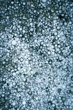 Texture of hail after storm Stock Photos