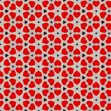 Texture with hearts Stock Illustration