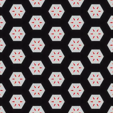 Texture with hexagons Stock Illustration