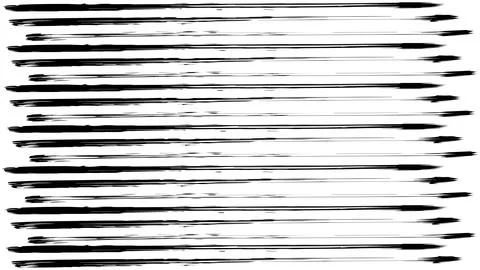 Texture with horizontal dry brush strokes, background with wide grunge Stock Illustration