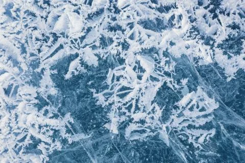 Texture of ice Stock Photos
