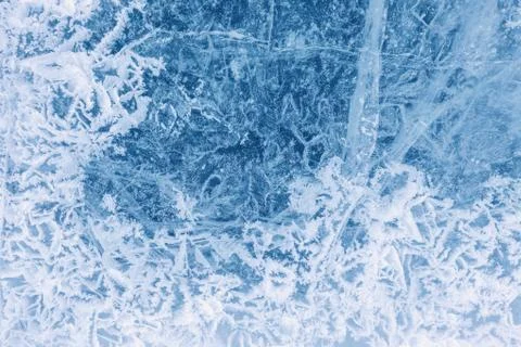 Texture of ice Foto stock