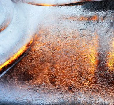 Texture of the ice Stock Photos