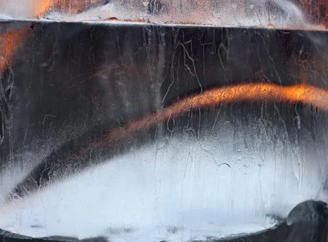 Texture of the ice Stock Photos