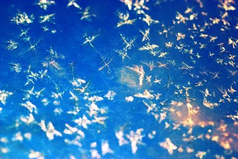 The texture of the ice. Stock Photos