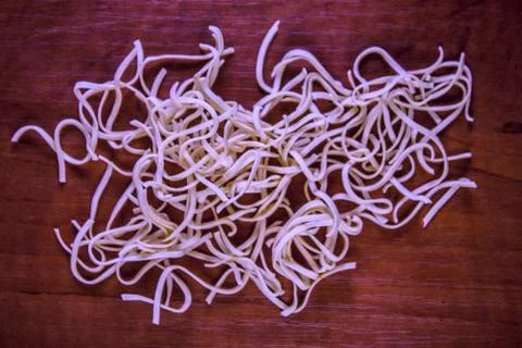 Texture instant noodles Stock Photos