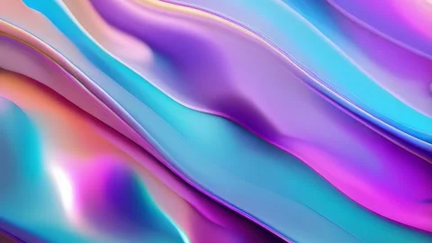 Texture of iridescent plastic with a holographic effect, where different colors Stock Footage 253930437