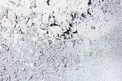 The texture of an iron sheet painted with paint that is subject to corrosion. Foto stock
