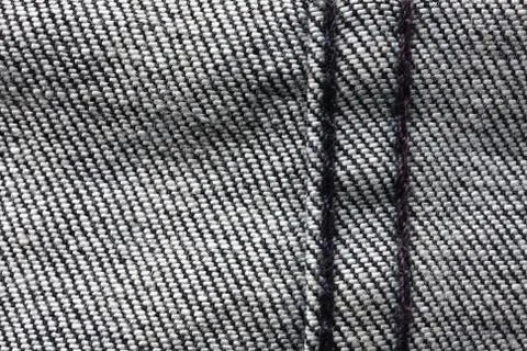 Texture of jeans textile close up Stock Photos