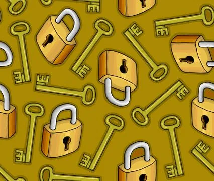 Texture of keys Stock Illustration