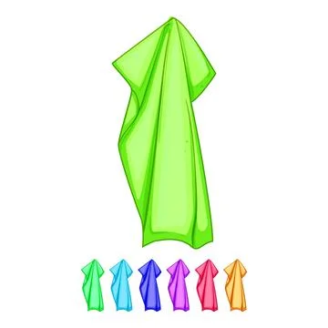 Texture kitchen towel cartoon vector graphic Stock Illustration
