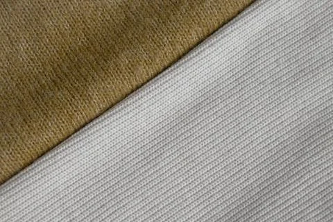 Texture of knitted fabrics of three types Stock Photos