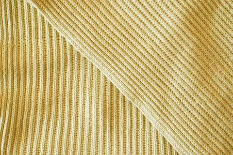 Texture of knitted wool scarf close-up, horizontal format Stock Photos