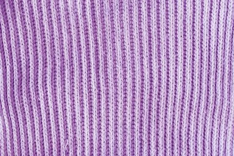 Texture of knitted wool scarf close-up, horizontal format Stock Photos