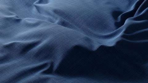 The texture of a knitted woolen fabric blue. Background Stock Illustration