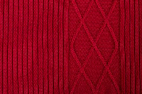 Texture of knitted woolen fabric Stock Photos