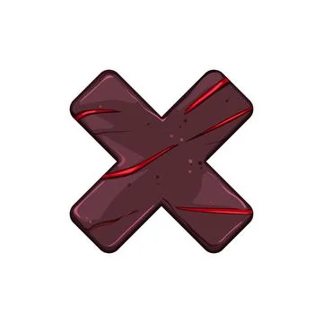 Texture lava game button cartoon vector illustration 스톡 일러스트