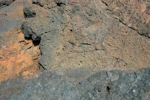 Texture lava Lanzarote Foto stock