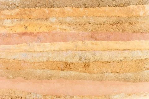 Texture layers of earth Stock Photos