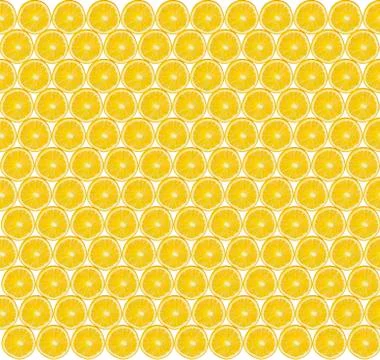 Texture of lemon slices. Citrus pattern. Sour background Stock Illustration